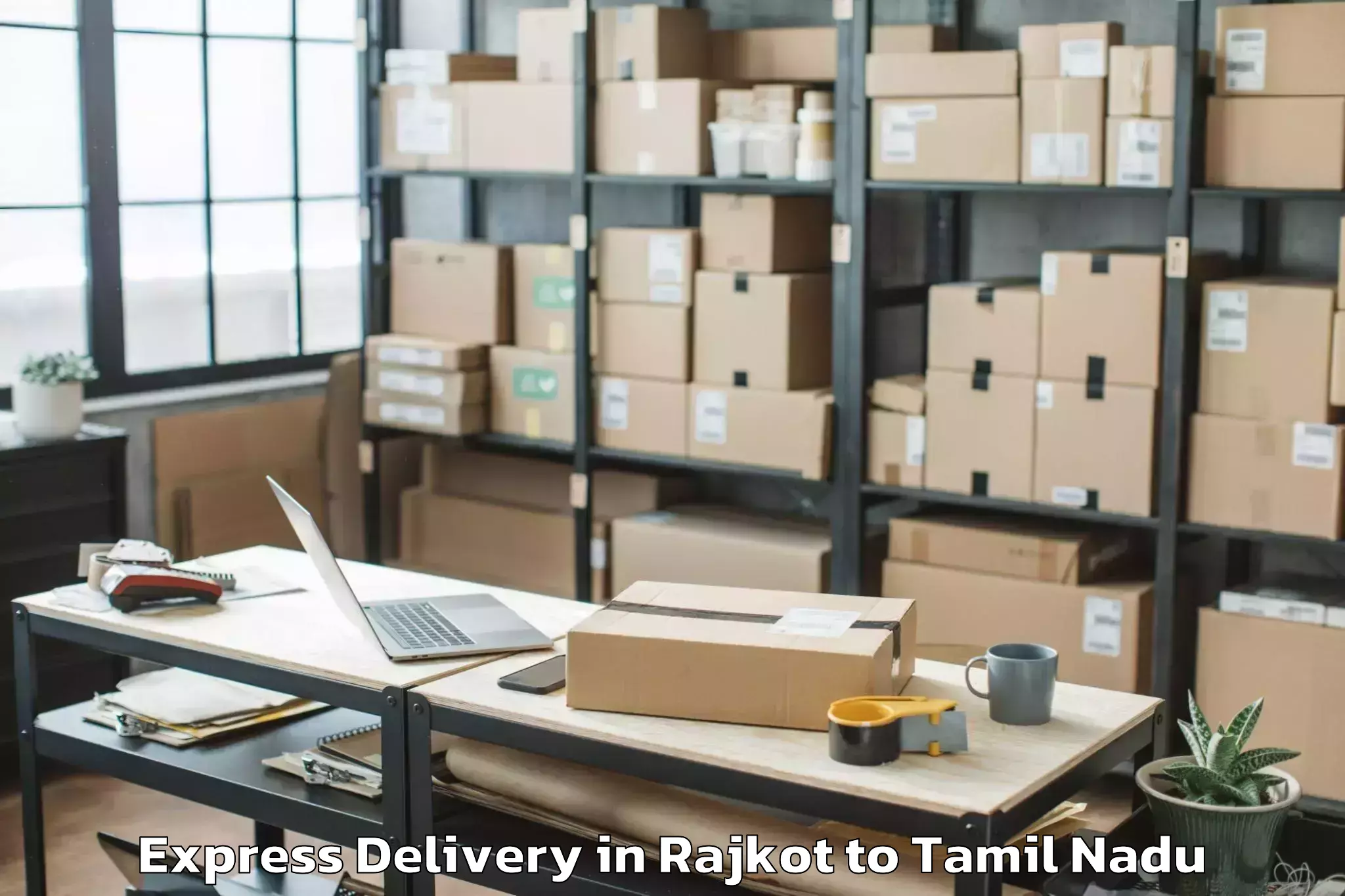 Hassle-Free Rajkot to Rameswaram Express Delivery